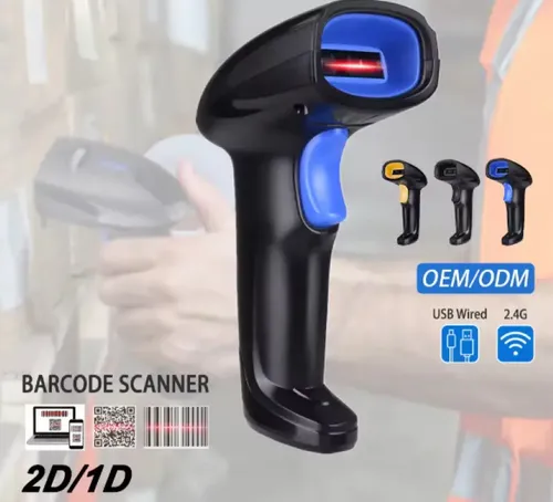 Escaner Lector 2d Qr Codigo Barras Láser Inalambrico 2.4g. - Imagen 3