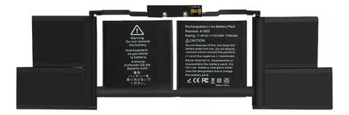 Bateria Original A1953 Apple Macbook Pro 15 A1990 Mid 2018 - Imagen 2