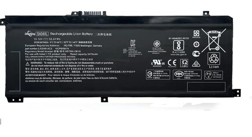 Sa04xl Bateria Hp Envy X360 17t-cg100 Hp Envy 15m-ds 15-dr