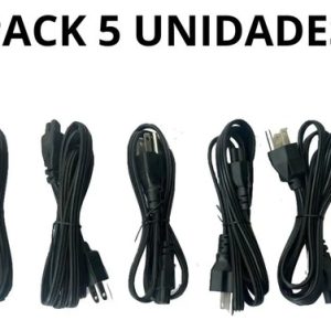 5 Pack Cable Poder Cargador Laptop Sony Dell Hp Lenovo Asus