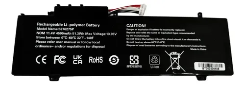 Batería Gateway Original Nv-509067 Gwtn156-5bl Gwtn141-10bk
