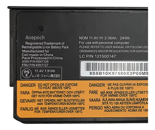 Bateria Lenovo L450 L460 L470 T440s T440 T450 T450s 24wh - Imagen 3