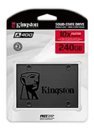 Disco Estado Solido Ssd 240gb Kingston A400 Sata3 2.5 Intern